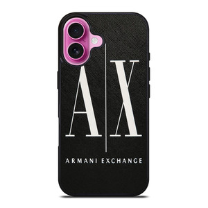 GIROGIO ARMANI LOGO EXCHANGE AX iPhone 16 Plus Case Cover