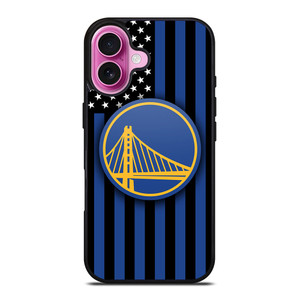 GOLDEN STATE WARRIORS NBA USA FLAG iPhone 16 Plus Case Cover