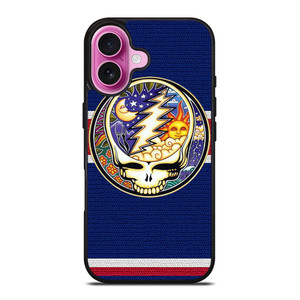 GRATEFUL DEAD BAND SKULL LOGO MOON AND SUN iPhone 16 Plus Case Cover