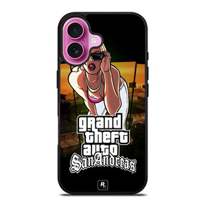 GTA GRAND THEFT AUTO SAN ANDREAS iPhone 16 Plus Case Cover