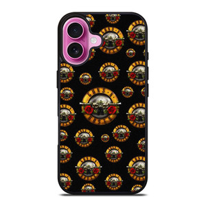 GUNS N ROSES ROCK BAND PATTERN iPhone 16 Plus Case Cover