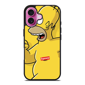 HOMER SIMPSONS CENSORED SUPREME iPhone 16 Plus Case Cover