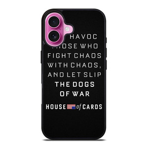HOUSE OF CARDS QUOTES iPhone 16 Plus Case Cover HOUSE OF CARDS QUOTES iPhone 16 Plus Case Cover
