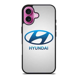 HYUNDAI SILVER LOGO iPhone 16 Plus Case Cover