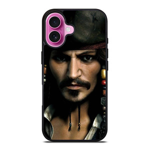 JOHNNY DEPP PIRATES OF CARIBEAN iPhone 16 Plus Case Cover JOHNNY DEPP PIRATES OF CARIBEAN iPhone 16 Plus Case Cover