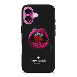 KATE SPADE NEW YORK LIPS AND CHERRY iPhone 16 Plus Case Cover
