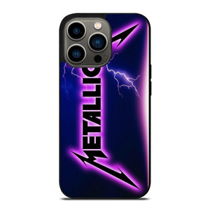 METALLICA ROCK BAND VIOLET LIGHTNING iPhone 13 Pro Case Cover METALLICA ROCK BAND VIOLET LIGHTNING iPhone 13 Pro Case Cover
