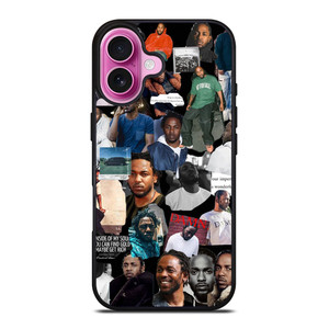 KENDRICK LAMAR RAPPER COLLAGE iPhone 16 Plus Case Cover