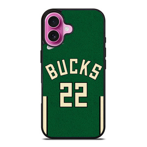 KHRIS MIDDLETON MILWAUKEE BUCKS NIKE NBA 2021-22 iPhone 16 Plus Case Cover KHRIS MIDDLETON MILWAUKEE BUCKS NIKE NBA 2021-22 iPhone 16 Plus Case Cover