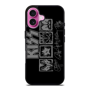 KISS ROCK BAND MEMBER ICON iPhone 16 Plus Case Cover