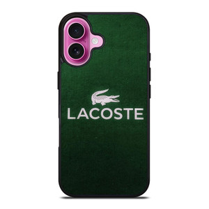 LACOSTE FASHION LOGO GREEN ICON iPhone 16 Plus Case Cover