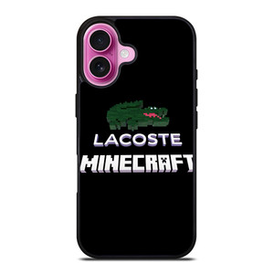 LACOSTE X MINECRAFT GAMES iPhone 16 Plus Case Cover LACOSTE X MINECRAFT GAMES iPhone 16 Plus Case Cover