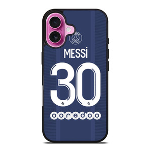 LEO MESSI PARIS SAINT GERMANY iPhone 16 Plus Case Cover