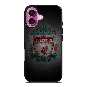 LIVERPOOL YOU'LL NEVER WALK ALONE GRUNGE LOGO iPhone 16 Plus Case Cover LIVERPOOL YOU'LL NEVER WALK ALONE GRUNGE LOGO iPhone 16 Plus Case Cover
