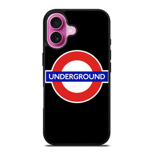 LONDON UNDERGROUND LOGO iPhone 16 Plus Case Cover LONDON UNDERGROUND LOGO iPhone 16 Plus Case Cover