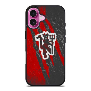 MANCHESTER UNITED RED DEVILS iPhone 16 Plus Case Cover MANCHESTER UNITED RED DEVILS iPhone 16 Plus Case Cover