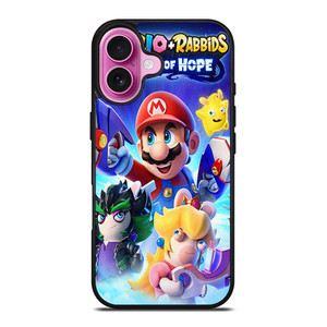 MARIO RABBIDS SPARKS OF HOPE GAMES iPhone 16 Plus Case Cover MARIO RABBIDS SPARKS OF HOPE GAMES iPhone 16 Plus Case Cover