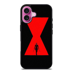 MARVEL BLACK WIDOW SYMBOL iPhone 16 Plus Case Cover MARVEL BLACK WIDOW SYMBOL iPhone 16 Plus Case Cover