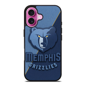 MEMPHIS GRIZZLIES NBA BASKETBALL LOGO iPhone 16 Plus Case Cover