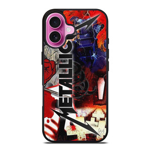 METALLICA ROCK BAND ALL ALBUM iPhone 16 Plus Case Cover