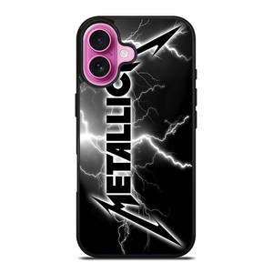 METALLICA ROCK BAND LIGHTNING iPhone 16 Plus Case Cover