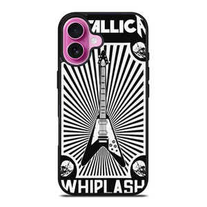 METALLICA WHIPLASH GUITAR iPhone 16 Plus Case Cover METALLICA WHIPLASH GUITAR iPhone 16 Plus Case Cover