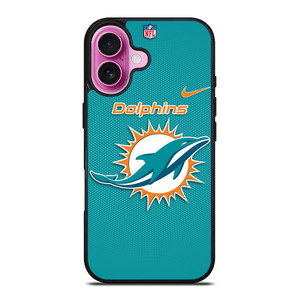 MIAMI DOLPHINS NFL FOOTBALL NIKE iPhone 16 Plus Case Cover MIAMI DOLPHINS NFL FOOTBALL NIKE iPhone 16 Plus Case Cover