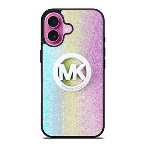 MICHAEL KORS MK LOGO RAINBOW iPhone 16 Plus Case Cover