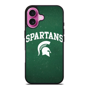 MICHIGAN STATE SPARTANS LOGO iPhone 16 Plus Case Cover MICHIGAN STATE SPARTANS LOGO iPhone 16 Plus Case Cover