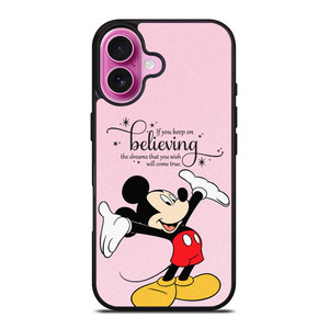 MICKEY MOUSE DISNEY QUOTES iPhone 16 Plus Case Cover