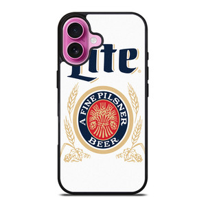 MILLER LITE PILSNER BEER iPhone 16 Plus Case Cover