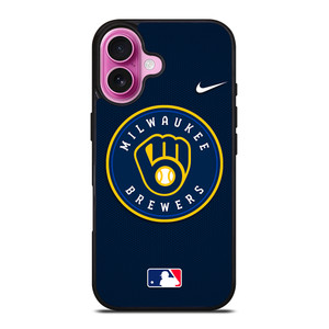 MILWAUKEE BREWERS MLB BASEBALL NIKE iPhone 16 Plus Case Cover MILWAUKEE BREWERS MLB BASEBALL NIKE iPhone 16 Plus Case Cover