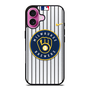 MILWAUKEE BREWERS MLB NIKE iPhone 16 Plus Case Cover MILWAUKEE BREWERS MLB NIKE iPhone 16 Plus Case Cover