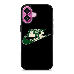 MILWAUKEE BUCKS NIKE SWOOSH iPhone 16 Plus Case Cover MILWAUKEE BUCKS NIKE SWOOSH iPhone 16 Plus Case Cover