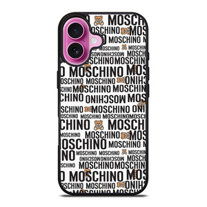 MOSCHINO ABSTRACT LOGO iPhone 16 Plus Case Cover MOSCHINO ABSTRACT LOGO iPhone 16 Plus Case Cover