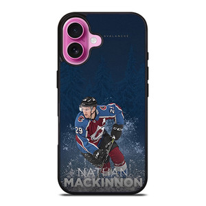 NATHAN MACKINNON COLORADO AVALANCHE NHL iPhone 16 Plus Case Cover