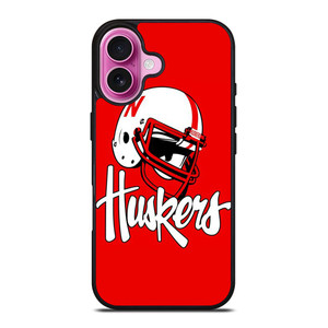 NEBRASKA HUSKERS LOGO UNIVERSITY FOOTBALL ICON iPhone 16 Plus Case Cover NEBRASKA HUSKERS LOGO UNIVERSITY FOOTBALL ICON iPhone 16 Plus Case Cover