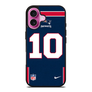 NEW ENGLAND PATROTS MAC JONES 10 NFL NIKE iPhone 16 Plus Case Cover NEW ENGLAND PATROTS MAC JONES 10 NFL NIKE iPhone 16 Plus Case Cover