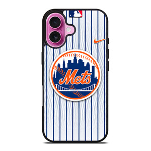 NEW YORK METS MLB NIKE iPhone 16 Plus Case Cover NEW YORK METS MLB NIKE iPhone 16 Plus Case Cover