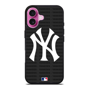 NEW YORK YANKEES BASEBALL BLACK iPhone 16 Plus Case Cover NEW YORK YANKEES BASEBALL BLACK iPhone 16 Plus Case Cover