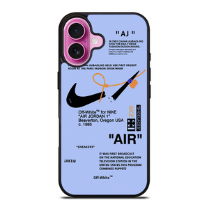NIKE AIR OFF WHITE TARO iPhone 16 Plus Case Cover NIKE AIR OFF WHITE TARO iPhone 16 Plus Case Cover
