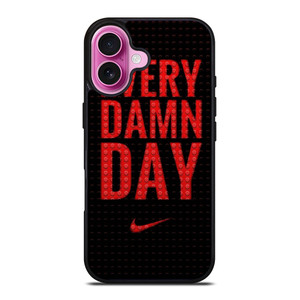 NIKE SWOOSH EVERY DAMN DAY iPhone 16 Plus Case Cover NIKE SWOOSH EVERY DAMN DAY iPhone 16 Plus Case Cover