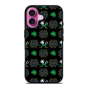NOTRE DAME FIGNTING IRISH PATTERN iPhone 16 Plus Case Cover