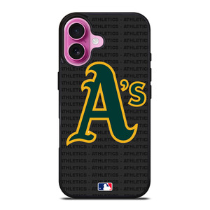 OAKLAND ATHLETICS BASEBALL BLACK iPhone 16 Plus Case Cover