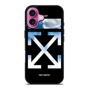 OFF WHITE SKY BLUE iPhone 16 Plus Case Cover OFF WHITE SKY BLUE iPhone 16 Plus Case Cover