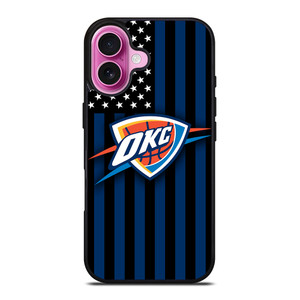 OKLAHOMA CITY THUNDERS NBA USA FLAG iPhone 16 Plus Case Cover OKLAHOMA CITY THUNDERS NBA USA FLAG iPhone 16 Plus Case Cover