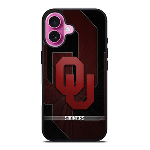 OKLAHOMA SOONERS FOOTBALL LOGO iPhone 16 Plus Case Cover