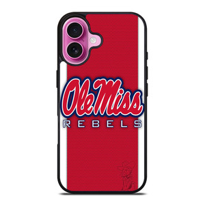 OLE MISS REBELS FOOTBALL iPhone 16 Plus Case Cover OLE MISS REBELS FOOTBALL iPhone 16 Plus Case Cover