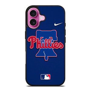 PHILADELPHIA PHILLIES MLB BASEBALL NIKE iPhone 16 Plus Case Cover PHILADELPHIA PHILLIES MLB BASEBALL NIKE iPhone 16 Plus Case Cover