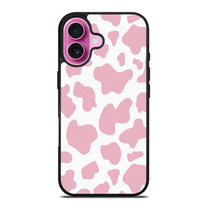 PINK COW PATTERN iPhone 16 Plus Case Cover